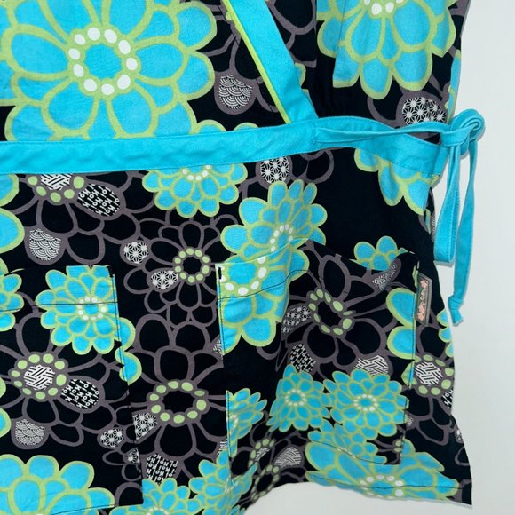 Koi Kathryn mock wrap scrub top sz XS EUC LN Asian inspired 115PR - Picture 3 of 5